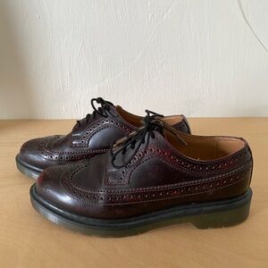 Dr. Martens Oxblood Brogue Oxfords